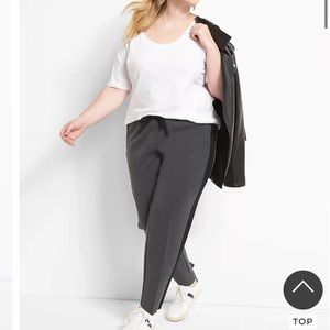 Grey/Black. Lane Bryant the perfect drape ankle mid rise